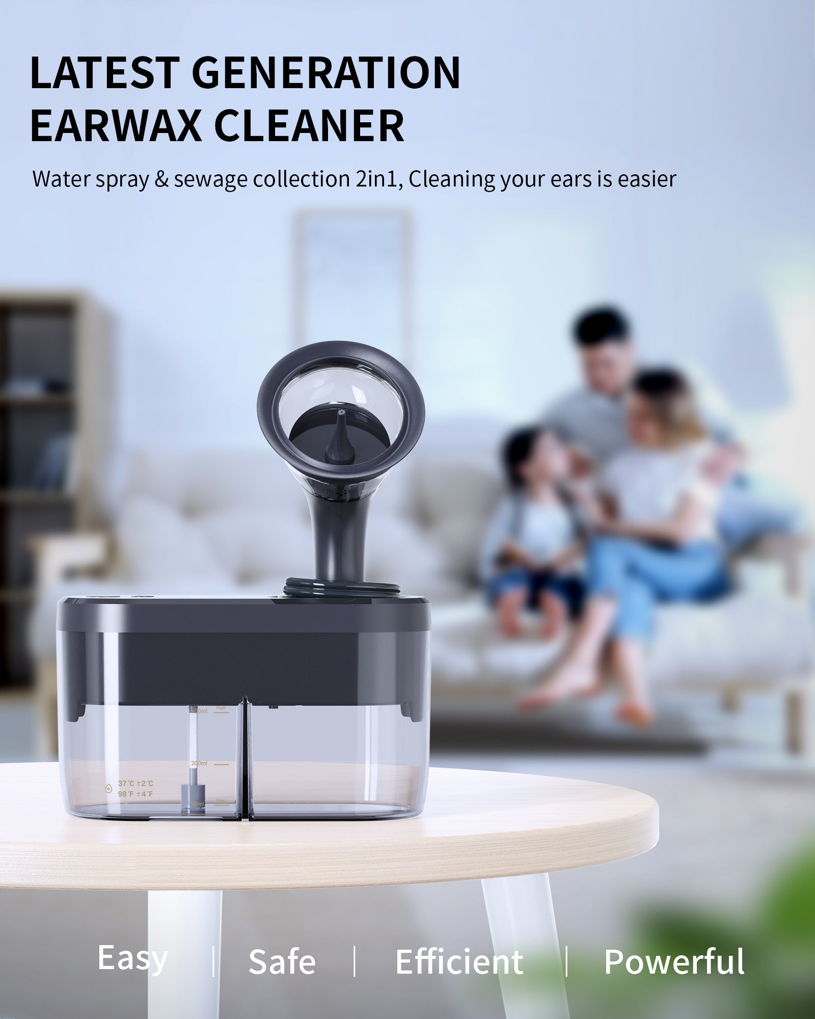 KAUGIC Water Powered Ear Cleaner