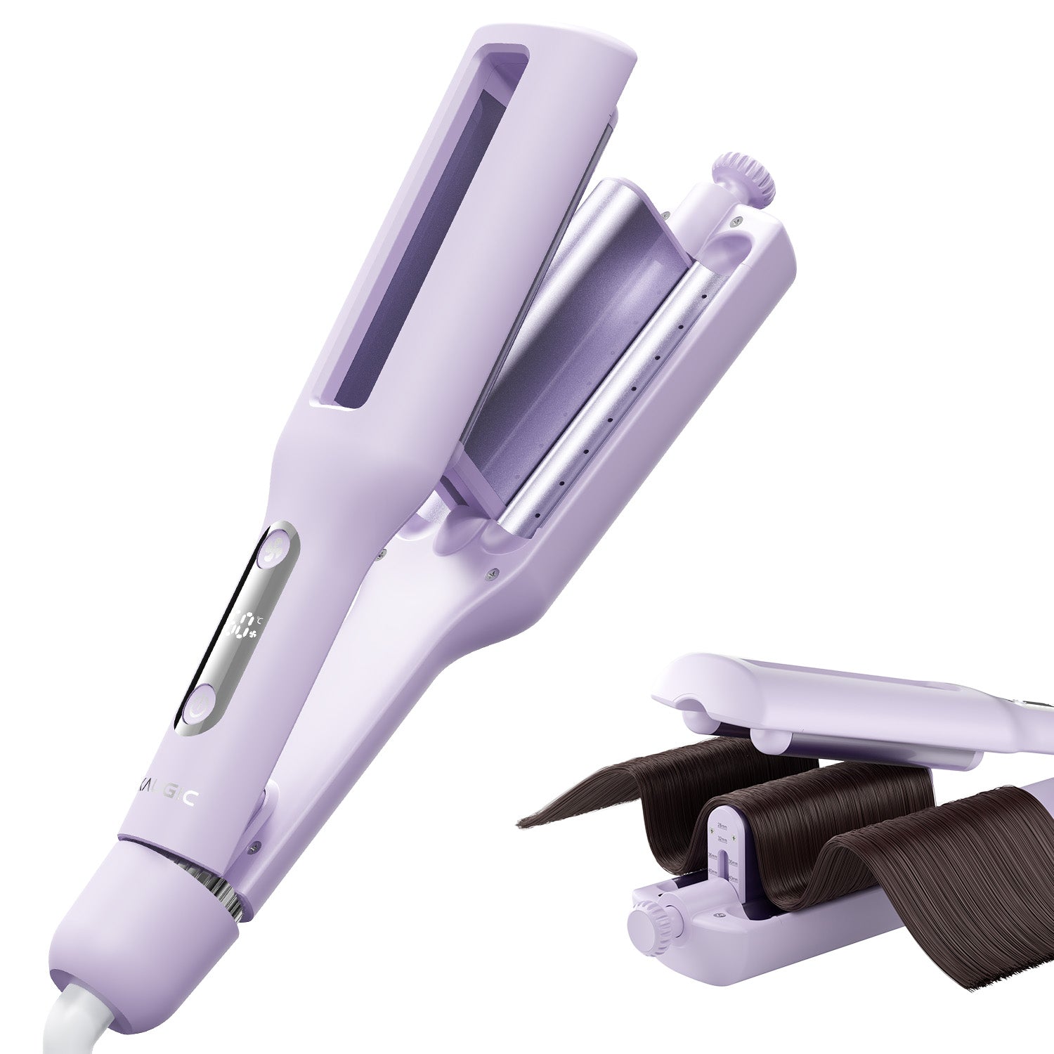 KAUGIC 4-in-1 Adjustable Hair Waver