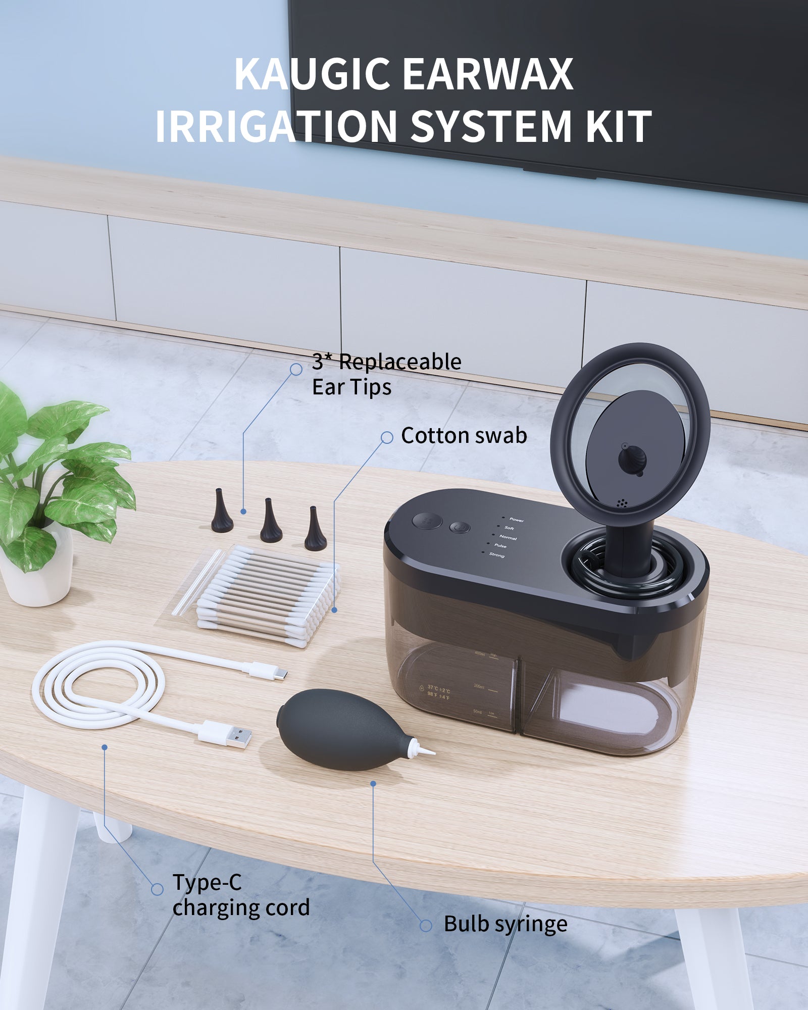 KAUGIC Water Powered Ear Cleaner