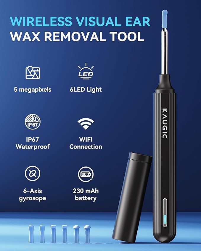 KAUGIC Ear Wax Removal Tool With Camera