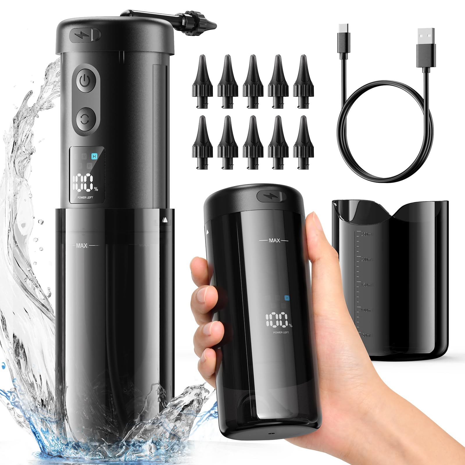 KAUGIC Retractable Water Powered Ear Wax Cleaner