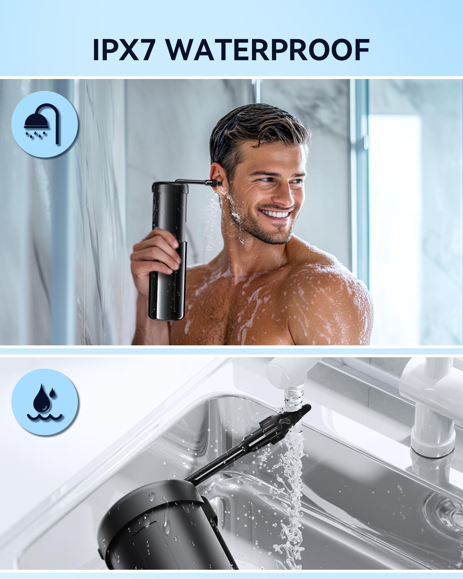 KAUGIC Retractable Water Powered Ear Wax Cleaner