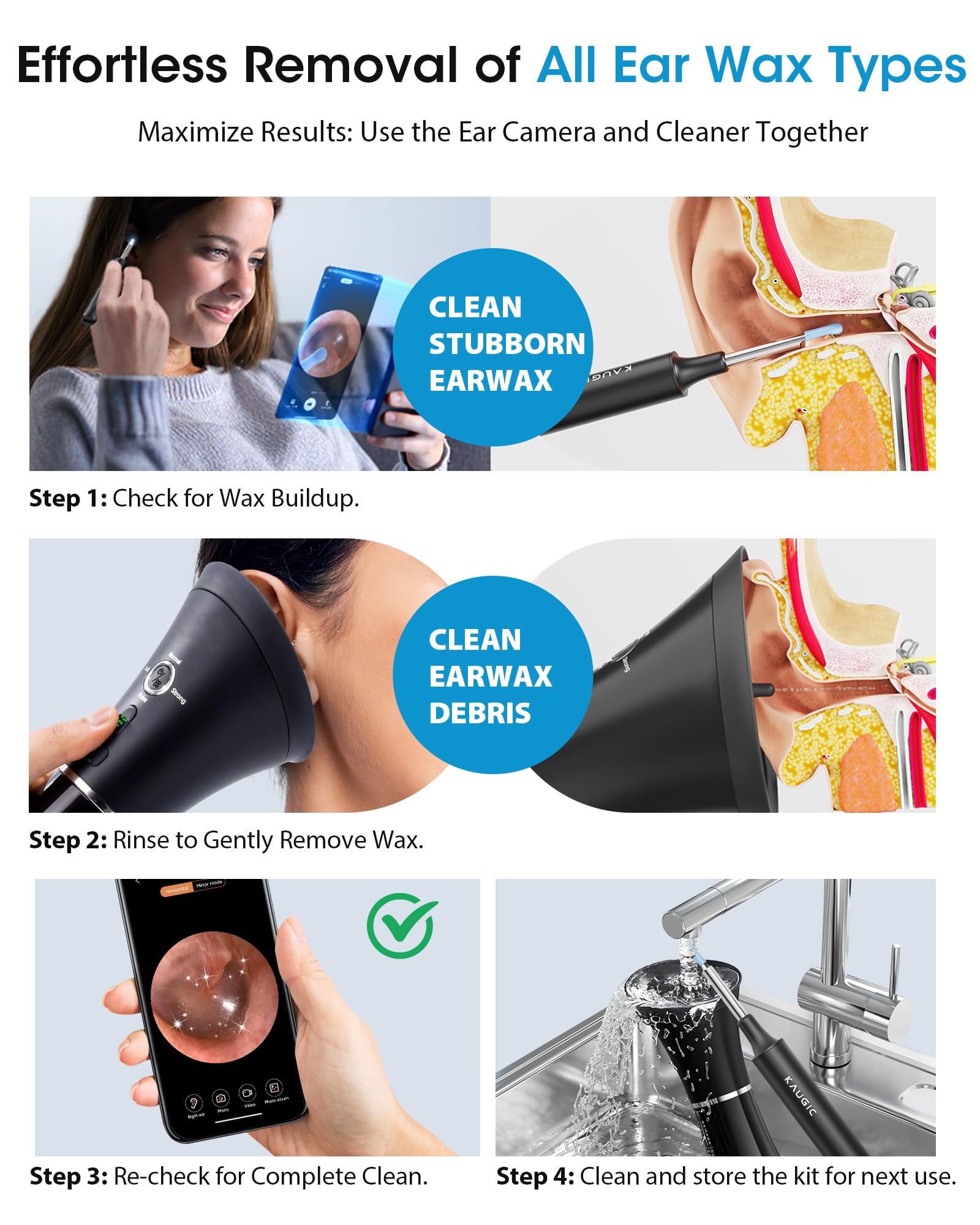 KAUGIC Smart Ear Cleaning Kit