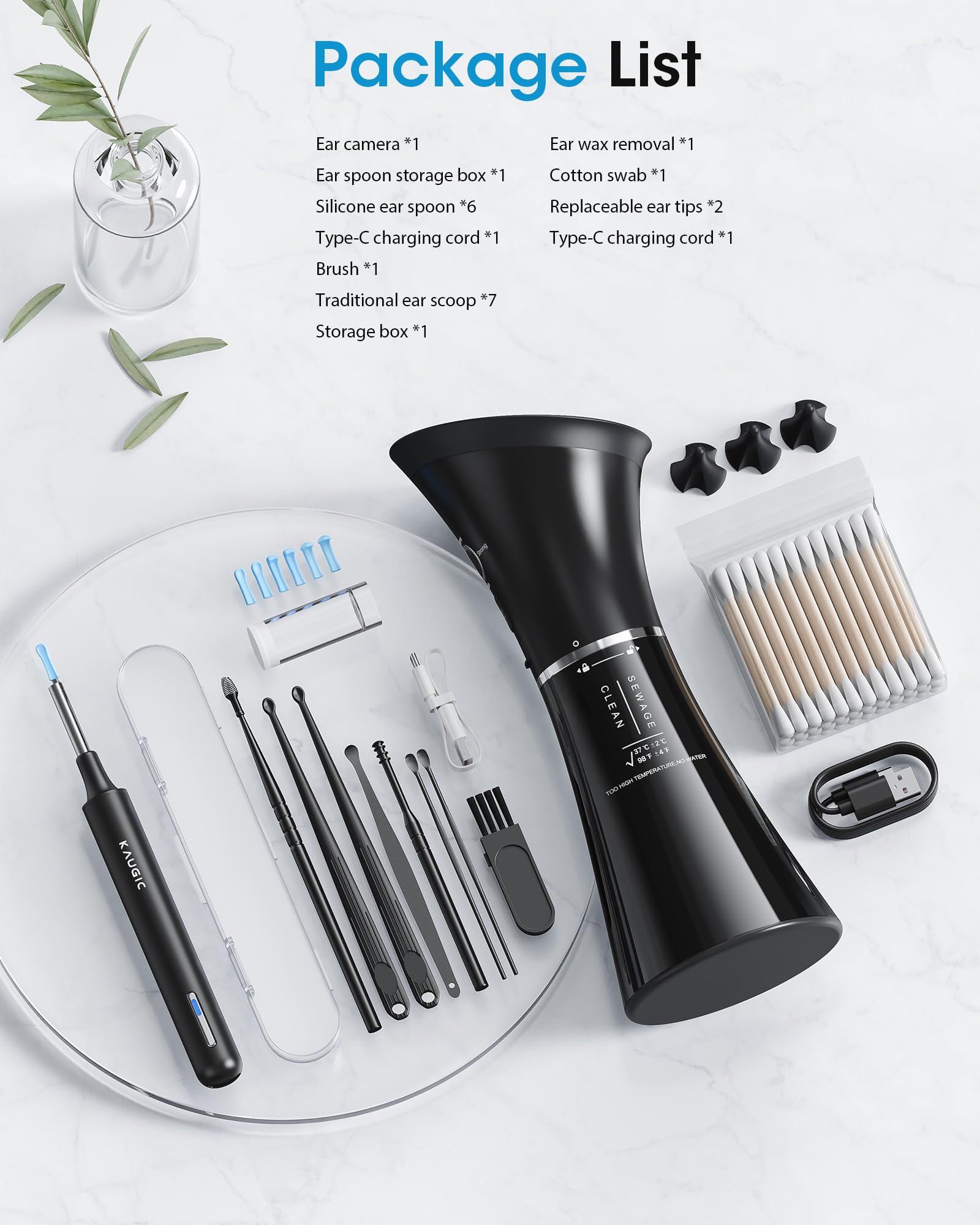 KAUGIC Smart Ear Cleaning Kit